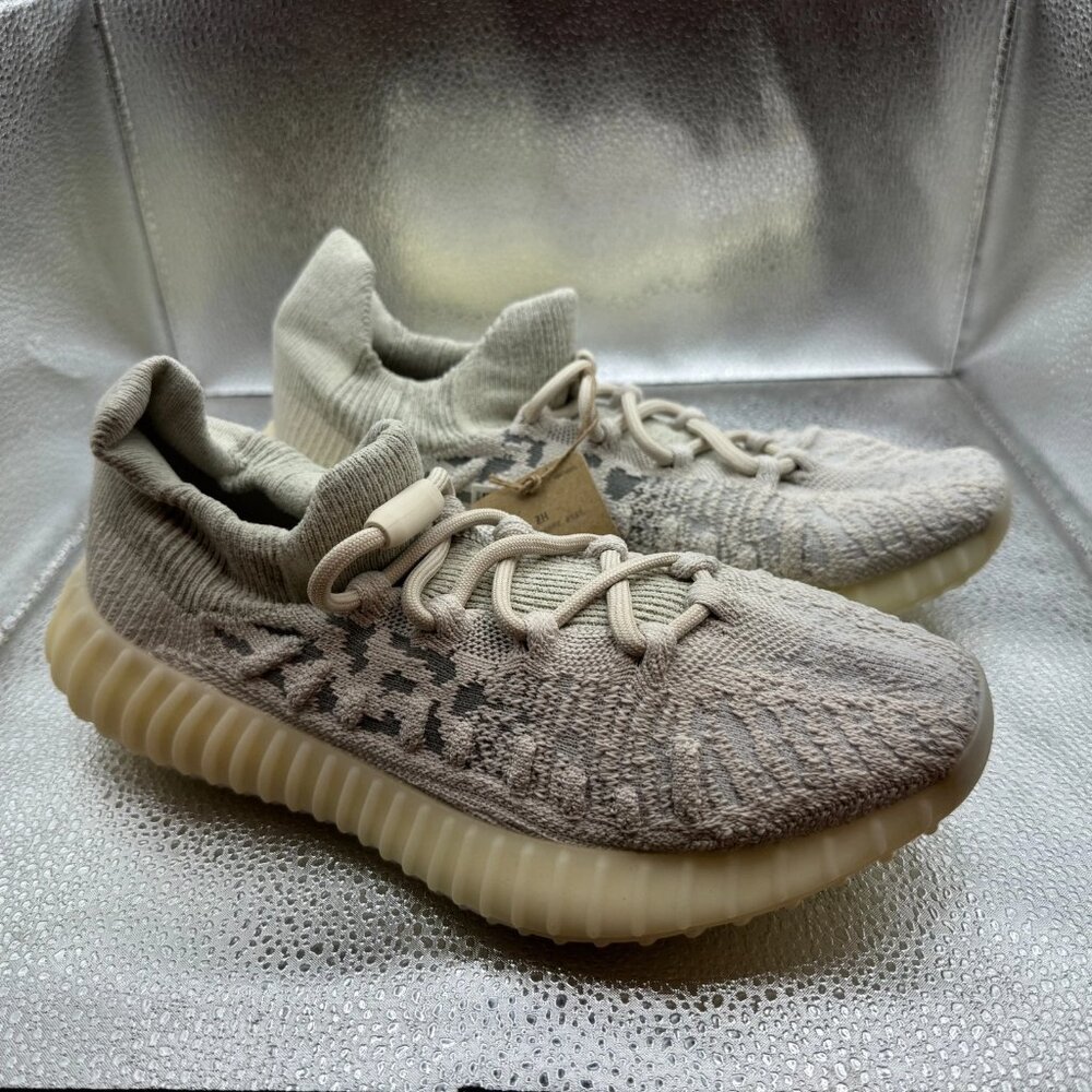 Size 6 Adidas Yeezy 350 V2 CMPCT Mens Slate Bone White Excellent H06519